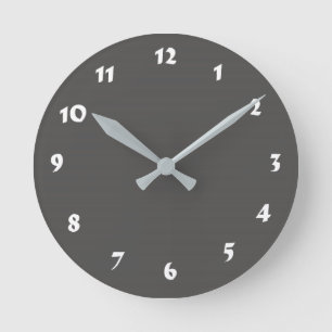 Ronde 12 Nombre de choix à choisir parmi une horloge gri