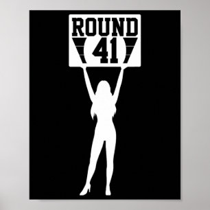 Ronde 41 jaar oude bokser Bday 41ste verjaardag Bo Poster