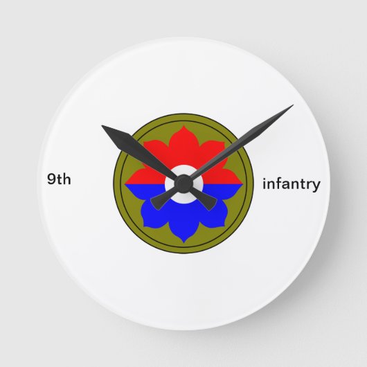 Ronde 9e horloge d'infanterie (Recto)