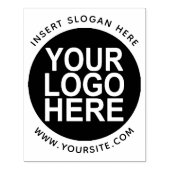 Ronde Aangepast uw bedrijf - Grote Stempel (Afrduk)