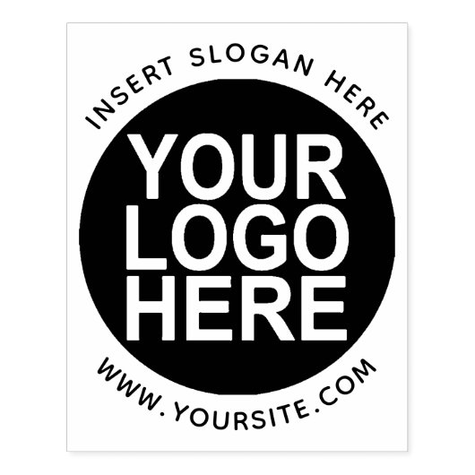 Ronde Aangepast uw bedrijf - Grote Stempel (Afrduk)