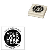 Ronde Aangepast uw bedrijf Logo Rubberstempel Rubberstempel (Gestempeld)