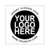 Ronde Aangepast uw bedrijf Logo Rubberstempel Rubberstempel (Afrduk)