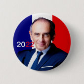 Ronde adge, Zemmour 2022 Button 5,7 Cm (Voorkant)