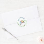 Ronde adresetiketten ronde sticker (Envelop)