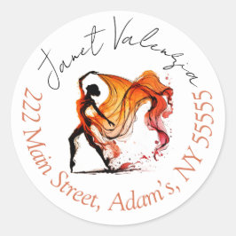 Ronde adresetiketten ronde sticker