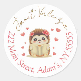 Ronde adresetiketten ronde sticker