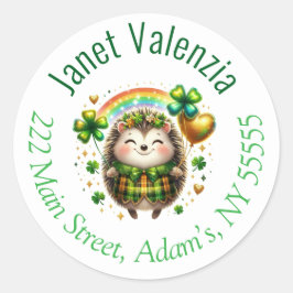 Ronde adresetiketten ronde sticker