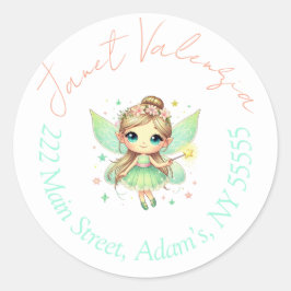 Ronde adresetiketten ronde sticker