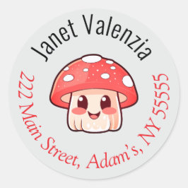 Ronde adresetiketten ronde sticker