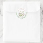 Ronde adresetiketten sticker (Tas)