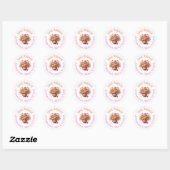 Ronde adreslabels sticker (Vel)