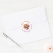 Ronde adreslabels sticker (Envelop)