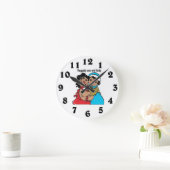 Ronde Afrique américaine et Andy Wall Horloge (Maison)
