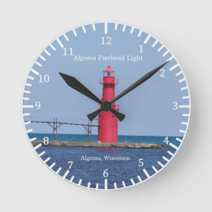 Ronde Algoma Pierhead Horloge lumineuse