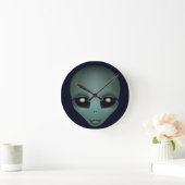 Ronde Alien Horloge ET Cadeau Alien Décor Alien Cadeaux (Maison)