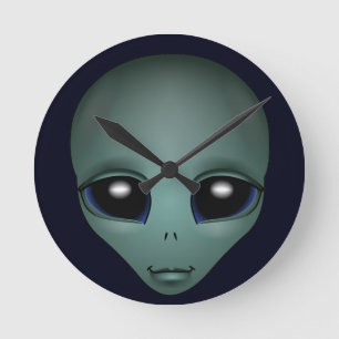 Ronde Alien Horloge ET Cadeau Alien Décor Alien Cadeaux