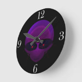 Ronde Alien Space Pilot Fun E.T. Sci-fi Wall Horloge (Angle)
