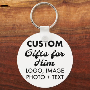 Ronde Aluminium Sleutelhanger Custom Gifts voor He