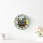 Ronde Amish Road Trip Horseshoe horloge (Maison)