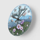 Ronde Ancienne horloge de boîte aux lettres (Angle)