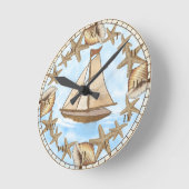 Ronde Ancienne horloge du bateau Mariner (Angle)