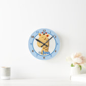 Ronde Art par Jess Giraffe Horloge (Maison)