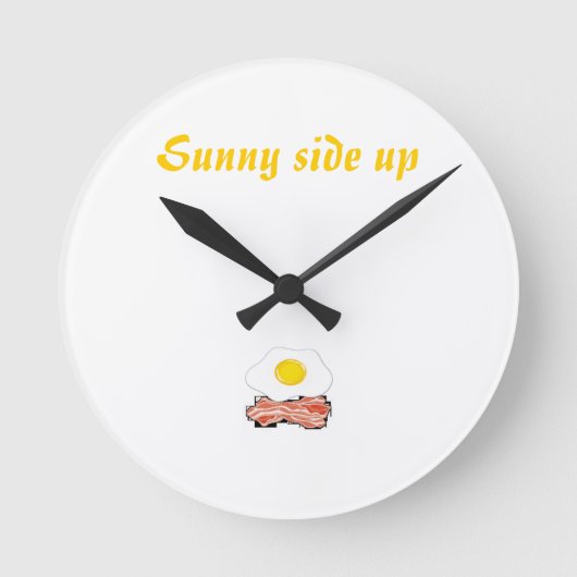 Ronde Bacon et oeufs Horloge (Recto)