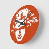 Ronde Beethoven Compositeur Musique classique Horloge mu (Angle)