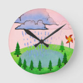 Ronde Belle horloge de la nature (Recto)