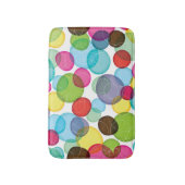 Ronde belletjes kinder patroon 2 badmat (Voorkant Verticaal)