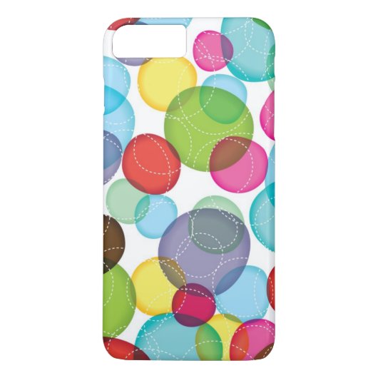 Ronde belletjes kinder patroon 2 Case-Mate iPhone case (Achterkant)