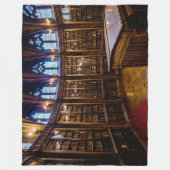 RONDE BIBLIOTHEEK FLEECE DEKEN (Voorkant)