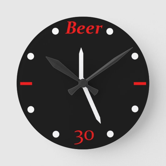 Ronde BIÈRE 30 - Horloge (Recto)
