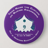 Ronde Button, grote, 4 inch Button 4,0 Cm (Voorkant)