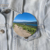 Ronde Button, grote, 4 inch Button 4,0 Cm (In situ)