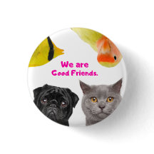 Ronde Button, klein, 1¼ inch