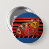Ronde Button met kool kat (Voorkant /achterkant)