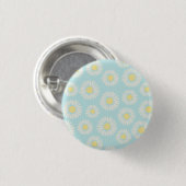 Ronde Button Pin Spring Bloemen (Voorkant /achterkant)