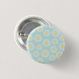 Ronde Button Pin Spring Bloemen
