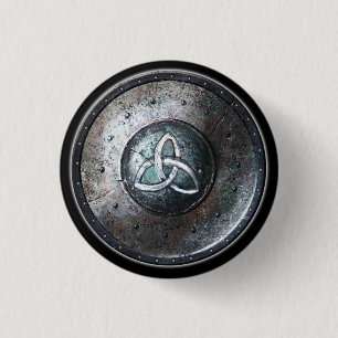 Ronde Button - Triquetra Emblem