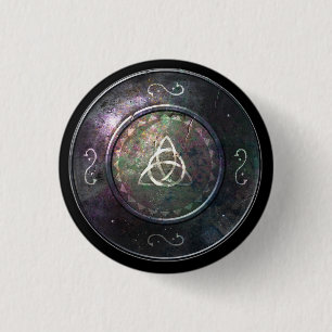 Ronde Button - Triquetra Emblem