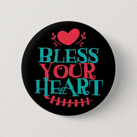 Ronde Button van 2¼ inch zonder hart (Voorkant)