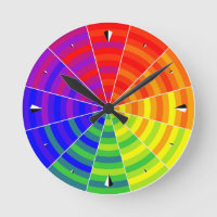 Cadran de couleur horloge