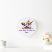 Ronde Cakes for Causes Logo Horloge (Maison)