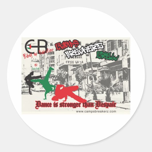 Ronde Camps Breakerz Sticker (Voorkant)