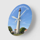 Ronde Cape May Lighthouse, horloge du New Jersey (Angle)