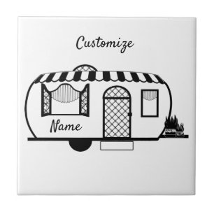 Ronde caravan Trailer Thunder_Cove Tegeltje