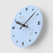 Ronde Carte Bahamas Horloge (Angle)