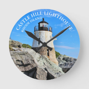 Ronde Castle Hill Lighthouse Rhode Island RI Horloge mur